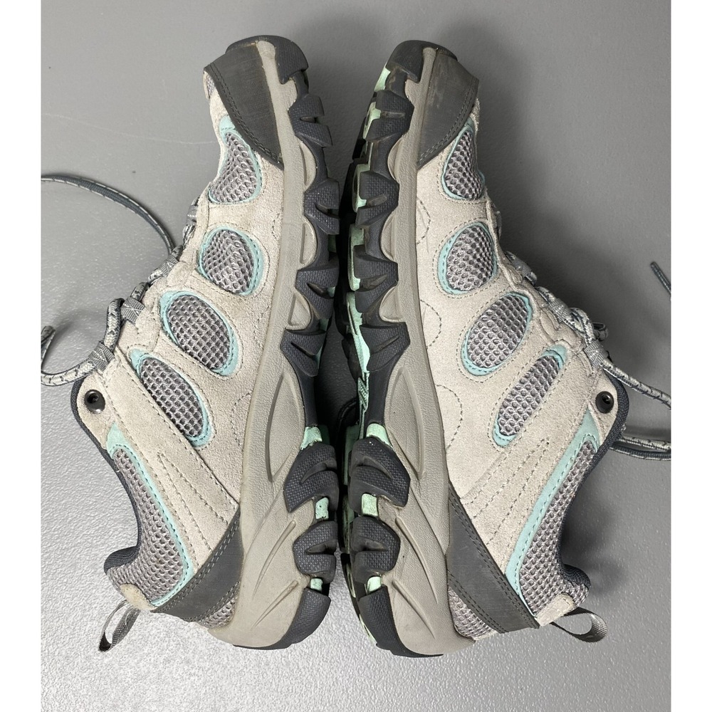 MERRELL Women Hilltop Ventilator Lace-Up Hiking Shoes US 8 Ice/Eggshell/Grey - Picture 6 of 14